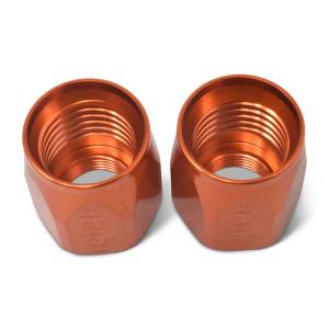 Russell - Russell Performance 2-Piece -6 AN Anodized Full Flow Swivel Hose End Sockets (Qty 2) - Orange - 615524 - Image 6