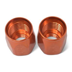 Russell - Russell Performance 2-Piece -8 AN Anodized Full Flow Swivel Hose End Sockets (Qty 2) - Orange - 615534 - Image 6