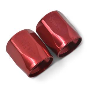 Russell - Russell Performance 2-Piece -10 AN Full Flow Swivel Hose End Sockets (Qty 2) - Polished and Red - 615540 - Image 4