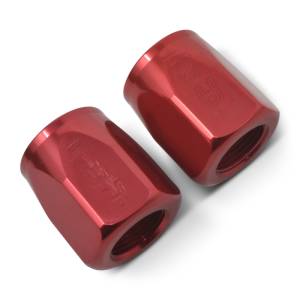 Russell - Russell Performance 2-Piece -10 AN Full Flow Swivel Hose End Sockets (Qty 2) - Polished and Red - 615540 - Image 5