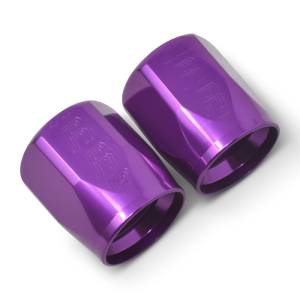 Russell - Russell Performance 2-Piece -10 AN Anodized Full Flow Swivel Hose End Sockets (Qty 2) - Purple - 615542 - Image 4