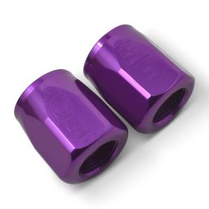 Russell - Russell Performance 2-Piece -10 AN Anodized Full Flow Swivel Hose End Sockets (Qty 2) - Purple - 615542 - Image 5