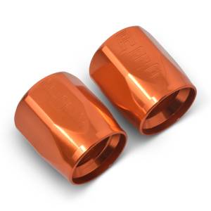 Russell - Russell Performance 2-Piece -10 AN Anodized Full Flow Swivel Hose End Sockets (Qty 2) - Orange - 615544 - Image 4
