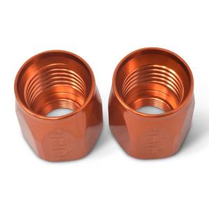 Russell - Russell Performance 2-Piece -10 AN Anodized Full Flow Swivel Hose End Sockets (Qty 2) - Orange - 615544 - Image 6