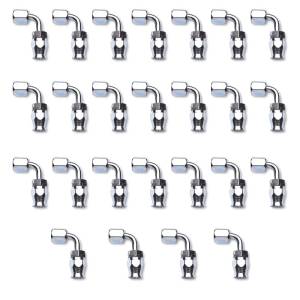 Russell - Russell Performance -6 AN Endura Pwerflex Power Steering 90 Degree Hose Ends(25 pcs.) - 620429 - Image 3