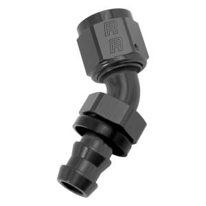 Russell - Russell Performance -8 AN Twist-Lok 45 Degree Hose End (Black) - 624093 - Image 2