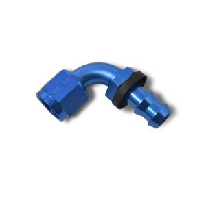 Russell - Russell Performance -6 AN Twist-Lok 90 Degree Hose End (Blue) - 624160 - Image 4