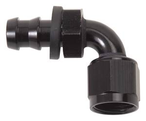 Russell - Russell Performance -8 AN Twist-Lok 90 Degree Hose End (Black) - 624173 - Image 1
