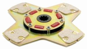 McLeod Racing - McLeod Racing Disc Racing Only Sprung Hub Flat 4 Paddle 10.5in X 1 X 10 Spline - 260410 - Image 1