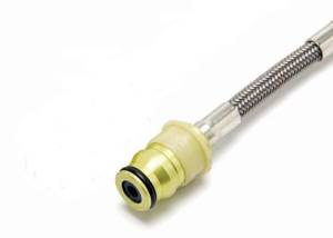 McLeod Racing - McLeod Racing Quick Disconnect Male End To An4F 11in Steel Braided Line - 139204-11 - Image 1