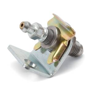 Russell - Russell Adapter Fitting -4 AN Male Flare to 3/8in. -24 Brake Bleeder Female - Clear Zinc Finish - 641380 - Image 1