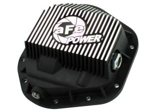 aFe - aFe Power Front Differential Cover 5/94-12 Ford Diesel Trucks V8 7.3/6.0/6.4/6.7L (td) Machined Fins - 46-70082 - Image 2
