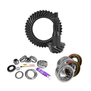 Yukon Gear & Axle Yukon 9.75in Ford 3.55 Rear Ring & Pinion Install Kit Axle Bearings and Seal - YGK2100