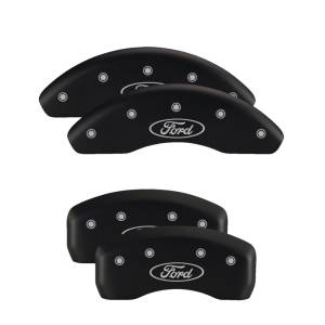 MGP - MGP 4 Caliper Covers Engraved Front & Rear MGP Black finish silver ch - 10120SMGPBK - Image 2