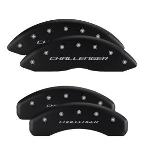 MGP - MGP 4 Caliper Covers Engraved F & R Oval Logo/Ford Yellow Finish Black Char 2005 Ford Excursion - 10146SFRDYL - Image 2