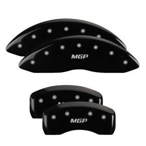 MGP - MGP 4 Caliper Covers Engraved Front & Rear MGP Black finish silver ch - 10165SMGPBK - Image 3