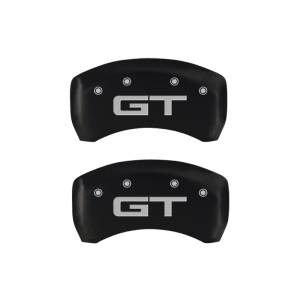 MGP - MGP 4 Caliper Covers Engraved Front & Rear Oval logo/Ford Black finish silver ch - 10210SFRDBK - Image 2