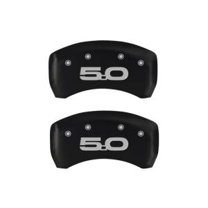 MGP - MGP 4 Caliper Covers Engraved Front & Rear MGP Black finish silver ch - 10210SMGPBK - Image 2