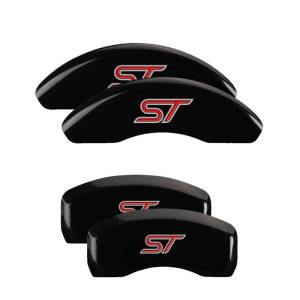 MGP - MGP 4 Caliper Covers Engraved Front & Rear MGP Black finish silver ch - 10239SMGPBK - Image 2