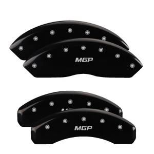 MGP - MGP 4 Caliper Covers Engraved Front & Rear MGP Black finish silver ch - 11206SMGPBK - Image 3