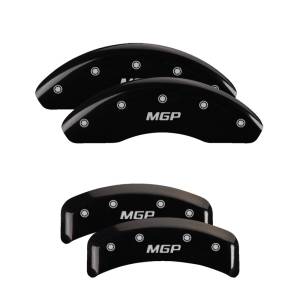 MGP - MGP 4 Caliper Covers Engraved Front & Rear MGP Black finish silver ch - 16213SMGPBK - Image 3