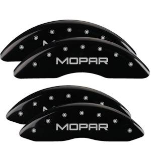 MGP - MGP 4 Caliper Covers Engraved Front & Rear MGP Black finish silver ch - 50001SMGPBK - Image 2