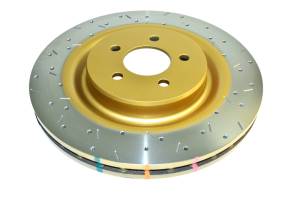 DBA - DBA 2016+ Holden RG Colorado / Trailblazer Rear 4000 Series XS Drilled & Slotted Gold Brake Rotor - 42061XS - Image 2