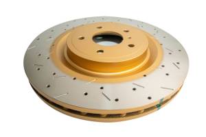 DBA - DBA 16-20 Infiniti Q50 Red Sport 3.0TT Front 4000 Series Drilled & Slotted Rotor - 42314XS - Image 2