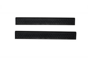 AVS - AVS Universal Stepshields Door Sills 2pc - Black - 88407 - Image 1