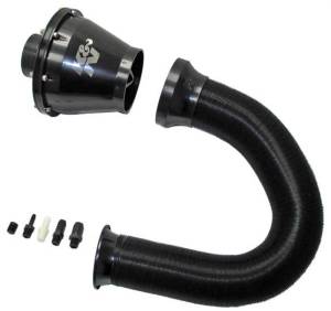 K&N Engineering - K&N Engineering Universal Apollo Black Cold Air Intake - 70mm OD FLG PP - RC-5052AB - Image 1