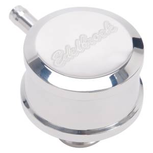 Edelbrock - Edelbrock PCV for Valve Cover Aluminum Round Push In w/ 90-Degree Port Breather Look w/ Etched Logo - 4407 - Image 4