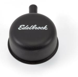 Edelbrock - Edelbrock Round Cap w/ Nipple Black - 4413 - Image 2