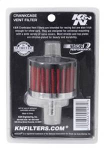 K&N Engineering - K&N Engineering Steel Base Crankcase Vent Filter 0.375in Vent OD x 2in OD x 1.5in Height - 62-1000 - Image 6