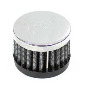 K&N Engineering - K&N Engineering Rubber Base Crankcase Vent Filter - Chrome 1in Flange ID x 2in OD x 1.5in Height - 62-1220 - Image 2