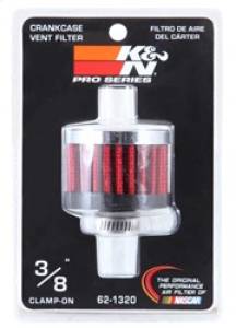 K&N Engineering - K&N Engineering Clamp On Rubber Base Crankcase Vent Filter 0.375in Flange ID x 2in OD x 1.5in Height - 62-1320 - Image 7