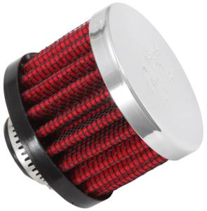 K&N Engineering - K&N Engineering Clamp On Rubber Base Crankcase Vent Filter 0.5in Flange ID 2in OD 1.5in Height - 62-1330 - Image 1