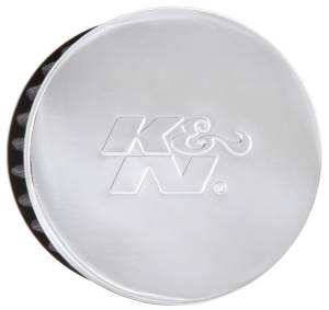 K&N Engineering - K&N Engineering 1.5in Flange ID x 3in OD x 2.5in H Chrome Finish Rubber Base Crankcase Vent Filter - 62-1460 - Image 5