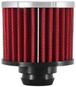 K&N Engineering - K&N Engineering Rubber Base Chrome Top Push-In Crankcase Vent Filter 3in OD x 2-1/2in H. - 62-1490 - Image 6