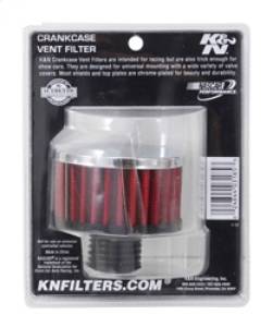 K&N Engineering - K&N Engineering .5in Flange ID x 3in OD x 3.25in H Rubber Base Crankcase Vent Filter - 62-1495 - Image 3