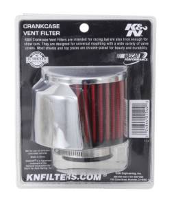 K&N Engineering - K&N Engineering 1.5in Flange ID x 3in OD x 2.5in Height Clamp On Crankcase Vent Filter - 62-1514 - Image 5