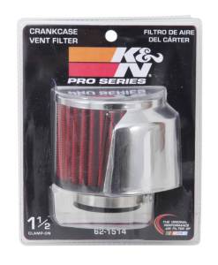 K&N Engineering - K&N Engineering 1.5in Flange ID x 3in OD x 2.5in Height Clamp On Crankcase Vent Filter - 62-1514 - Image 6