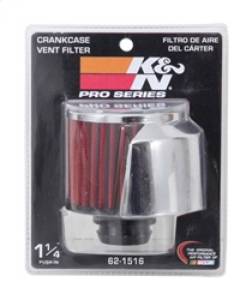 K&N Engineering - K&N Engineering 1in Flange L x 3in OD x 2.5in Height Clamp On Crankcase Vent Filter - 62-1516 - Image 5