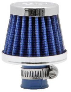 K&N Engineering - K&N Engineering 2in Base OD x .375in Flange ID x 1.75in H Rubber Base Crankcase Vent Filter - Blue - 62-1600BL - Image 5