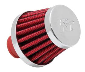 K&N Engineering - K&N Engineering 2in Base OD x .375in Flange ID x 1.75in H Rubber Base Crankcase Vent Filter - 62-1600RD - Image 1