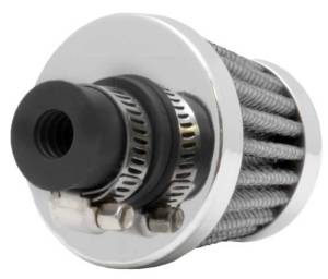 K&N Engineering - K&N Engineering 2in Base OD x .375in Flange ID x 1.75in H Rubber Base Crankcase Vent Filter - White - 62-1600WT - Image 3