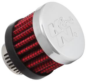 K&N Engineering - K&N Engineering Rubber Base Crankcase Vent Filter - 0.55in Flange ID 1.375in OD 1.125in Height - 62-2480 - Image 2