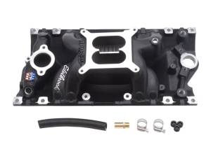 Edelbrock - Edelbrock Performer RPM Air Gap Vortec Black - 75163 - Image 3