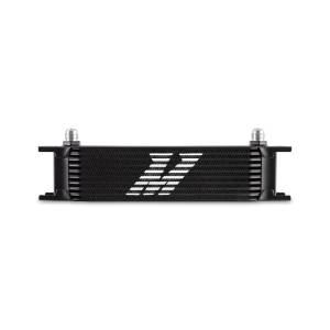 Mishimoto Universal -8AN 10 Row Oil Cooler - Black - MMOC-10-8BK