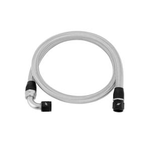 Mishimoto - Mishimoto 4 Ft Stainless Steel Braided Hose w/ -10AN Fittings - MMSBH-10-4 - Image 1