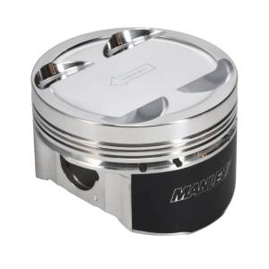 Manley Performance - Manley Performance Manley 03-06 Evo VII/IX 4G63T 86.5mm +1.5mm Oversize Bore 10.0/10.5:1 Dish Piston Set with Rings - 618215CE-4 - Image 1
